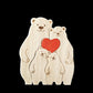 Wooden Bear Family