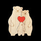 Wooden Bear Family